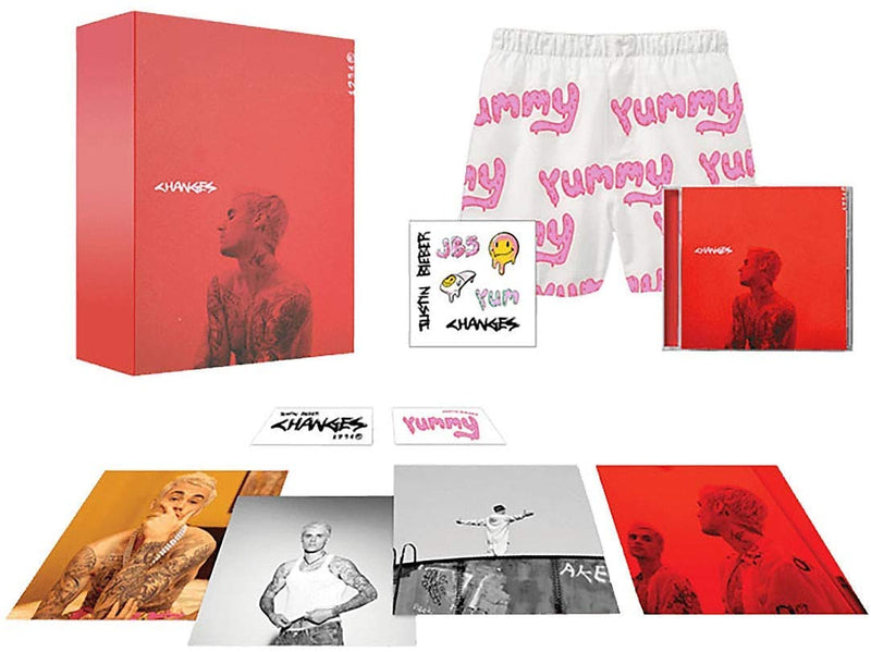 Bieber Justin - Changes (Box Cd+Boxer Short+Tattoo Sheet+2 Sticker+2 Photo Card+ Custom Box Ltd)