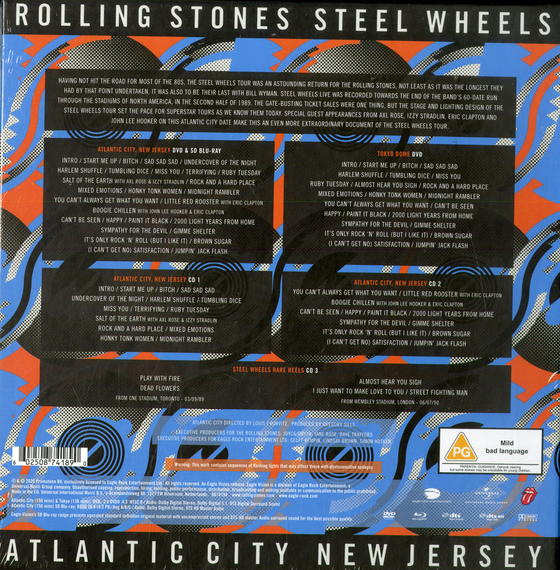 Rolling Stones The - Steel Wheels Live Black (Box 4 Vinyl Black) Vinile LP - Vinyl record 0602508741944