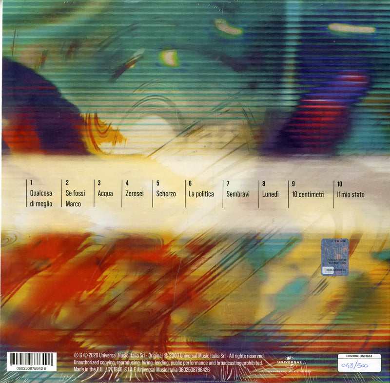 Fabi Niccolo' - Sereno Ad Ovest (180 Gr. Vinyl Orange Limited Edt.Numerato) Lp 0602508786426