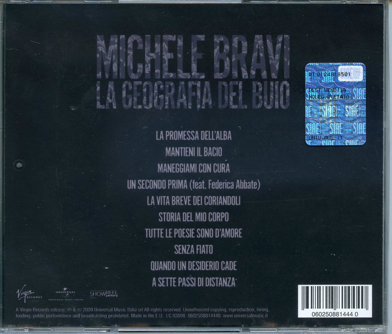 Bravi Michele - La Geografia Del Buio Cd 0602508814440