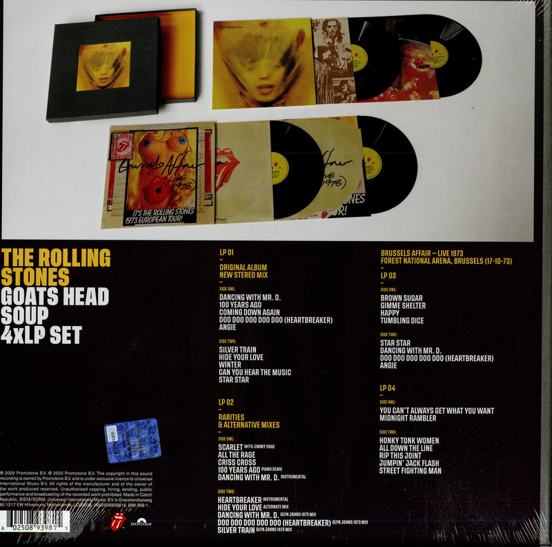 Rolling Stones The - Goats Head Soup (Vinyl Box Set 4 Lp) Lp 0602508939815