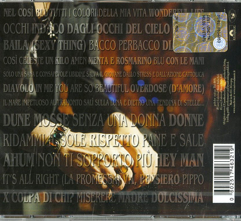 Zucchero Sugar Fornaciari - All The Best Cd 0602517463219