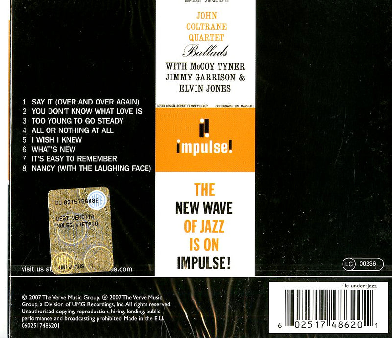 Coltrane John - Ballads Cd 0602517486201