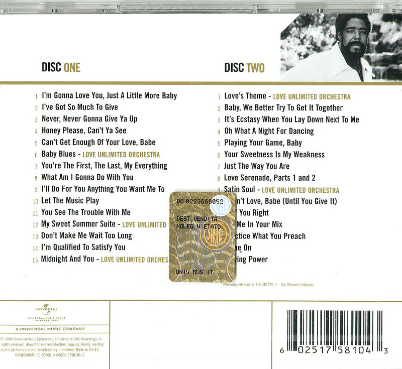 White Barry - Gold Cd 0602517581043