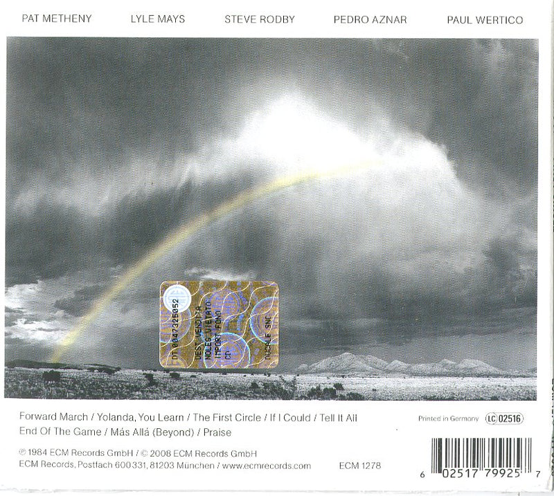 Metheny Pat - First Circle Cd 0602517799257