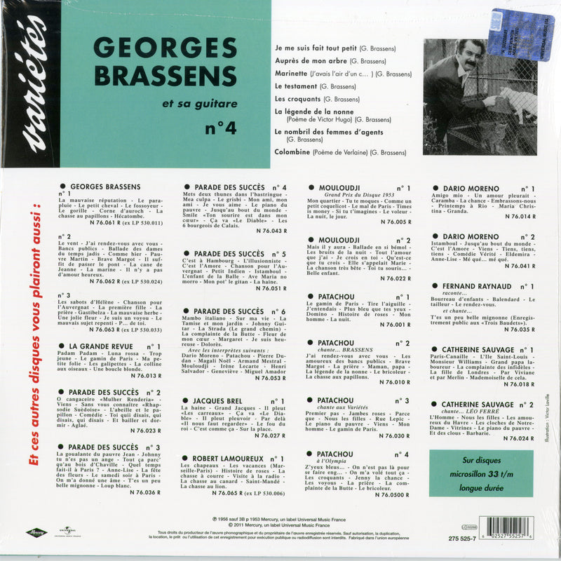 Brassens George - Et Sa Guitare N.4 (1 Lp 25 Cm.) Lp 0602527552576