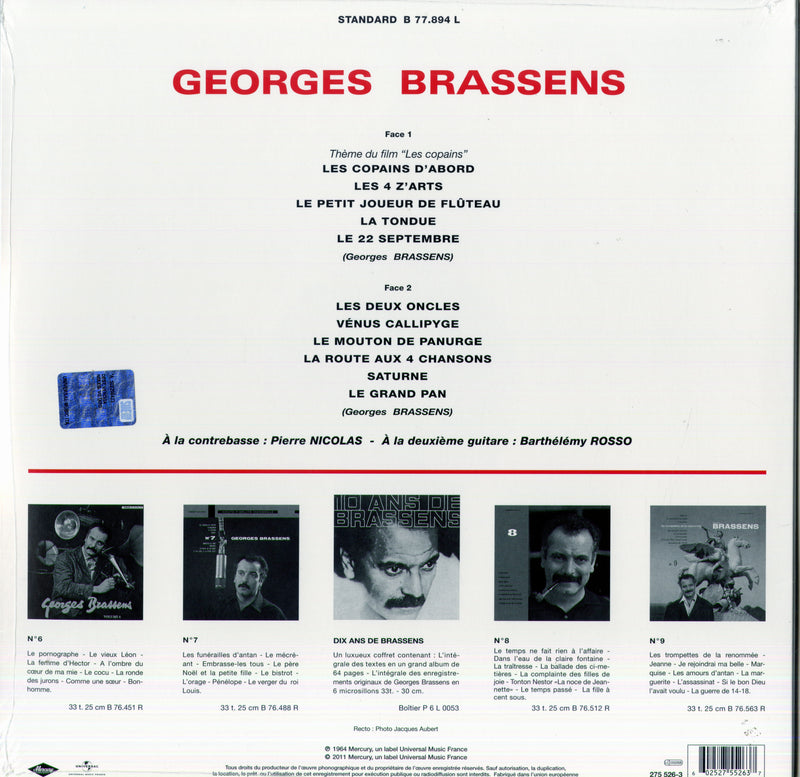 Brassens George - N.10 (1 Lp 30 Cm.) Lp 0602527552637