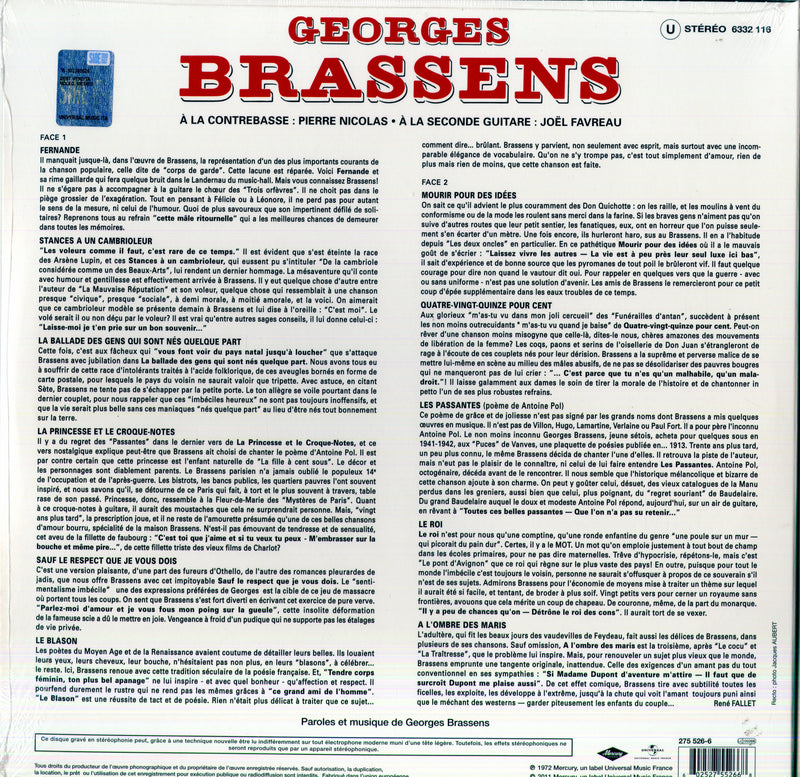 Brassens George - N.13 (1 Lp 30 Cm.) Lp 0602527552668