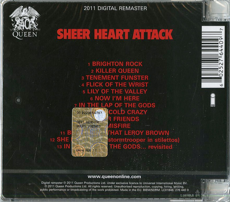 Queen - Sheer Heart Attak Cd 0602527644097