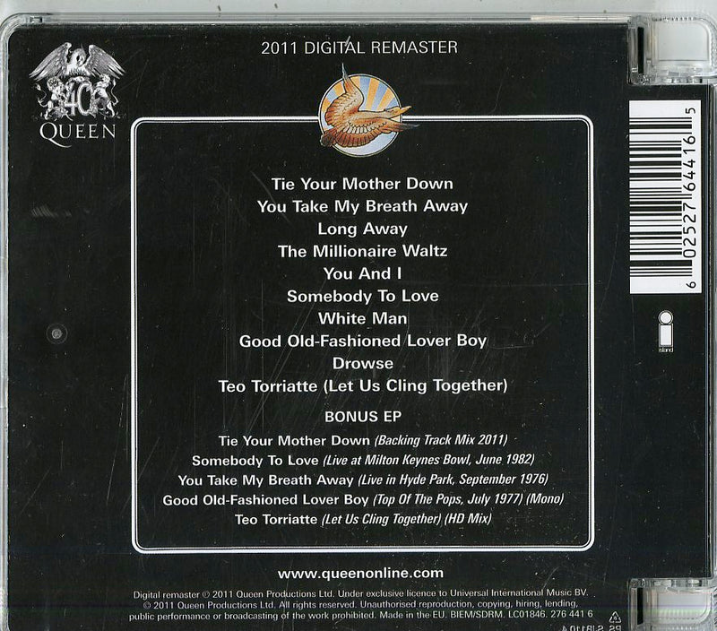 Queen - A Day At The Races (Deluxe Edt.) Cd 0602527644165