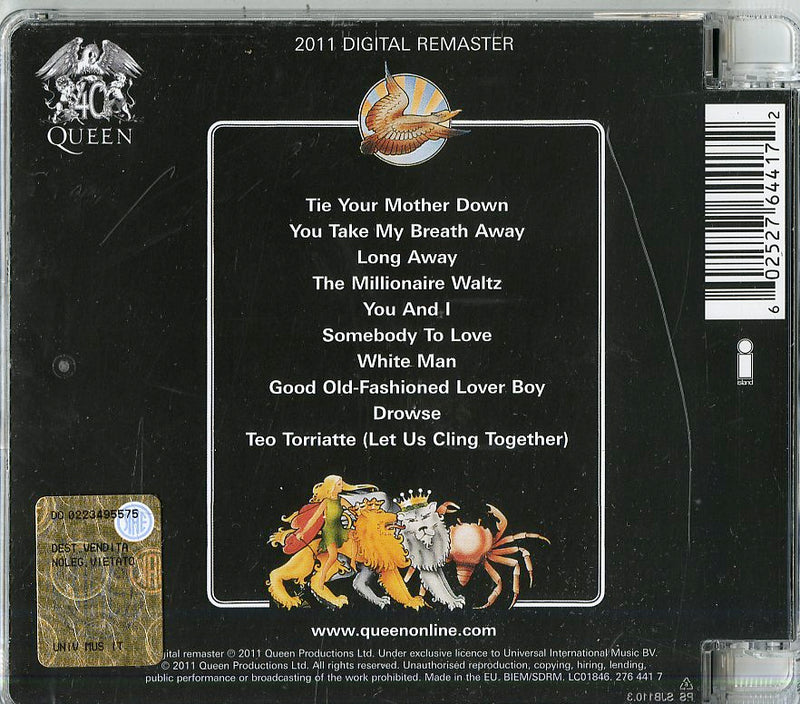 Queen - A Day At The Races Cd 0602527644172