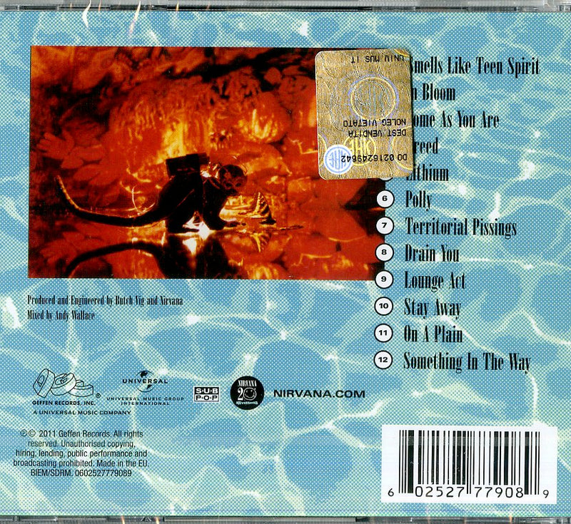 Nirvana - Nevermind (Remastered) Cd 0602527779089