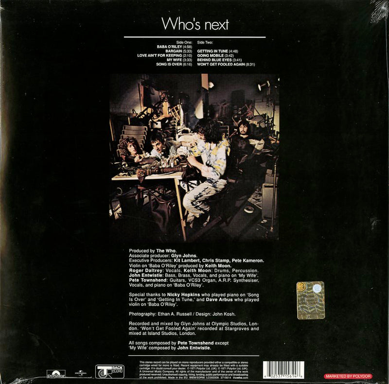 Who The - Who'S Next Lp 0602537156146