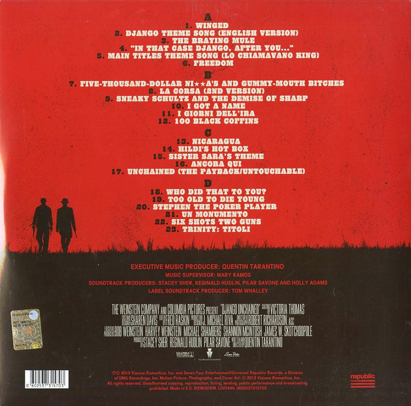 O.S.T.-Django Unchained - Django Unchained Lp 0602537315703