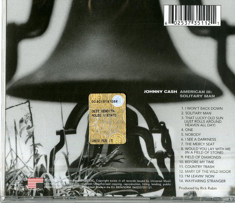 Cash Johnny - American Iii: Solitary Man Cd 0602537351121