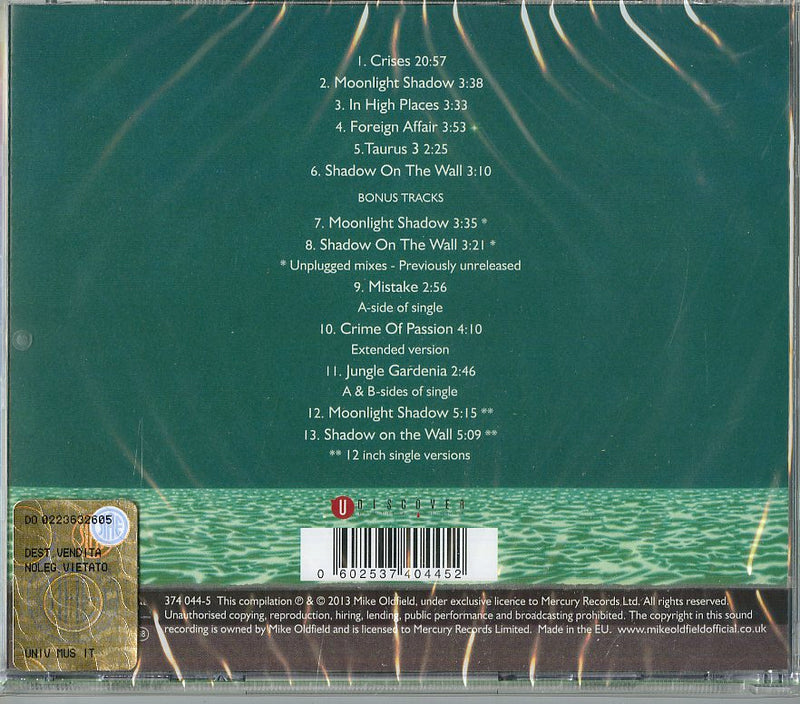 Oldfield Mike - Crises (Remastered) Cd 0602537404452