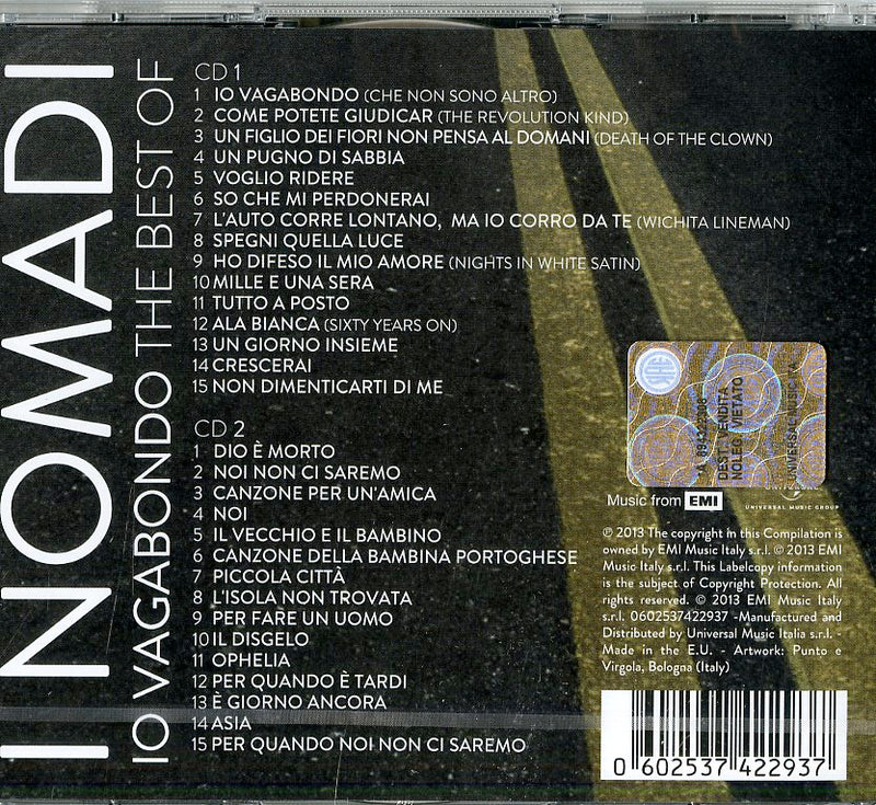 Nomadi I - Io Vagabondo The Best Of CD 0602537422937