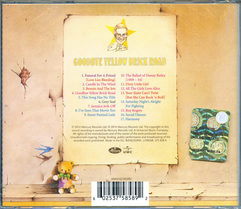 John Elton - Goodbye Yellow Brick Road Cd 0602537585892