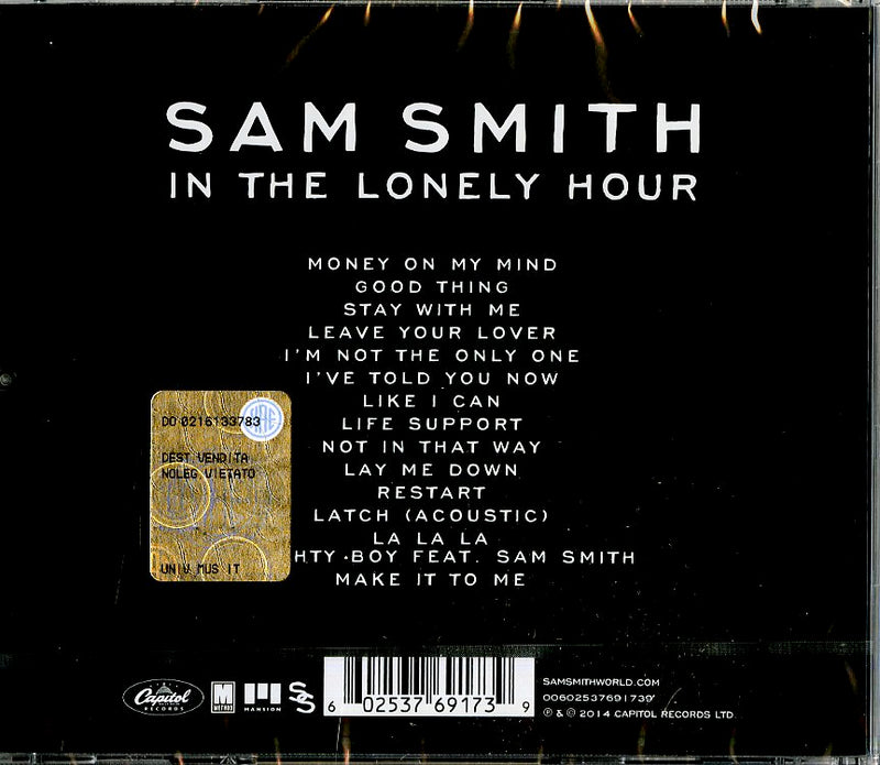 Smith Sam - In The Lonely Hour Cd 0602537691739