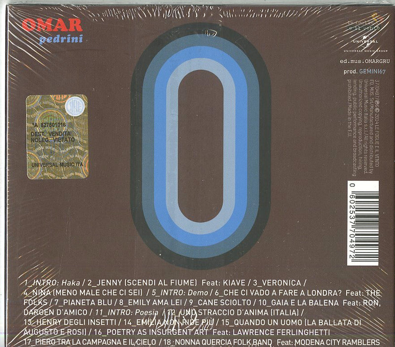 Pedrini Omar - Che Ci Vado A Fare A Londra ? Cd 0602537704972