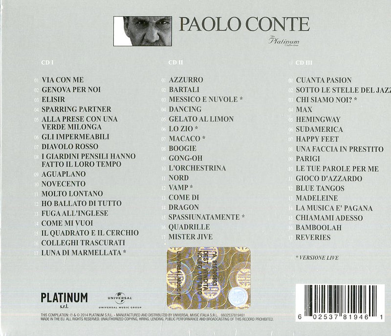 Conte Paolo - The Platinum Collection Cd 0602537819461