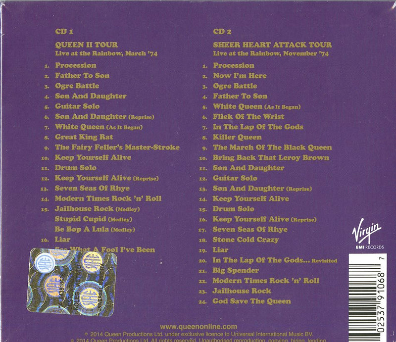 Queen - Live At The Rainbow (Deluxe Edt.) Cd 0602537910687