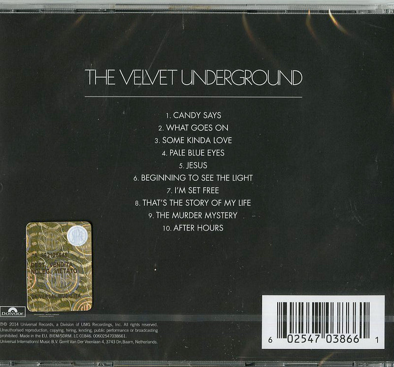 Velvet Underground The - Velvet Underground (45Th Anniv.Remastered) Cd 0602547038661