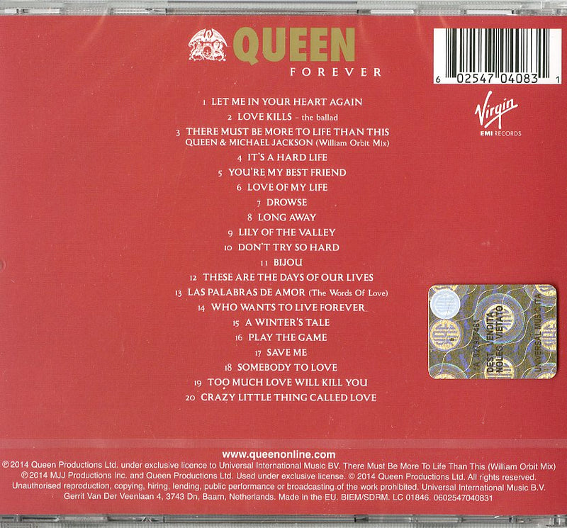 Queen - Queen Forever Cd 0602547040831