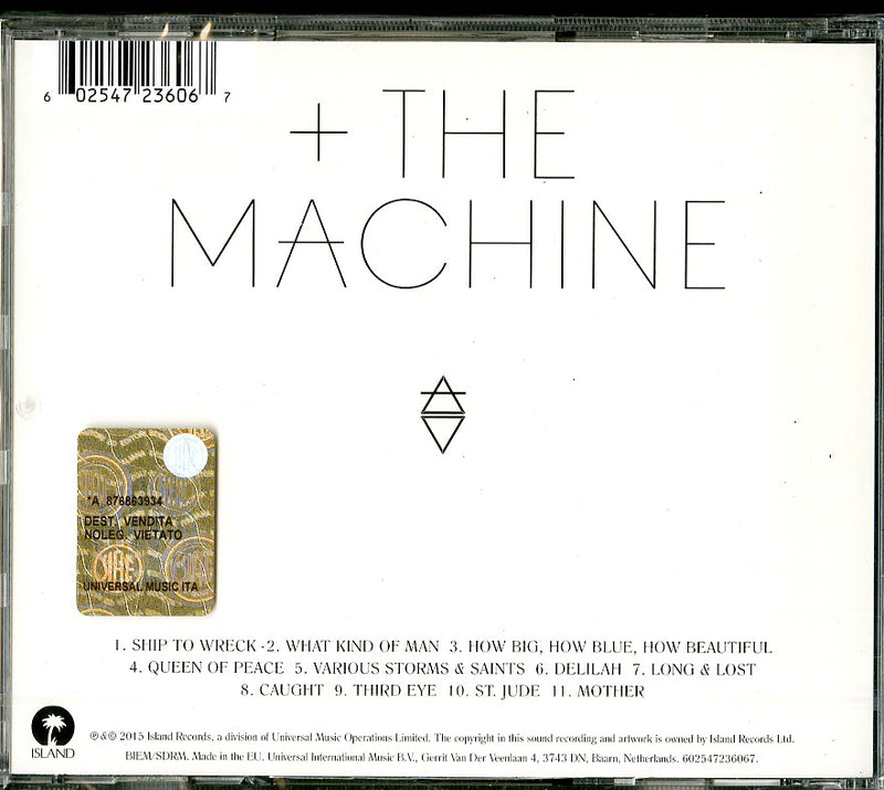 Florence + The Machine - How Big, How Blue, How Beautiful Cd 0602547236067