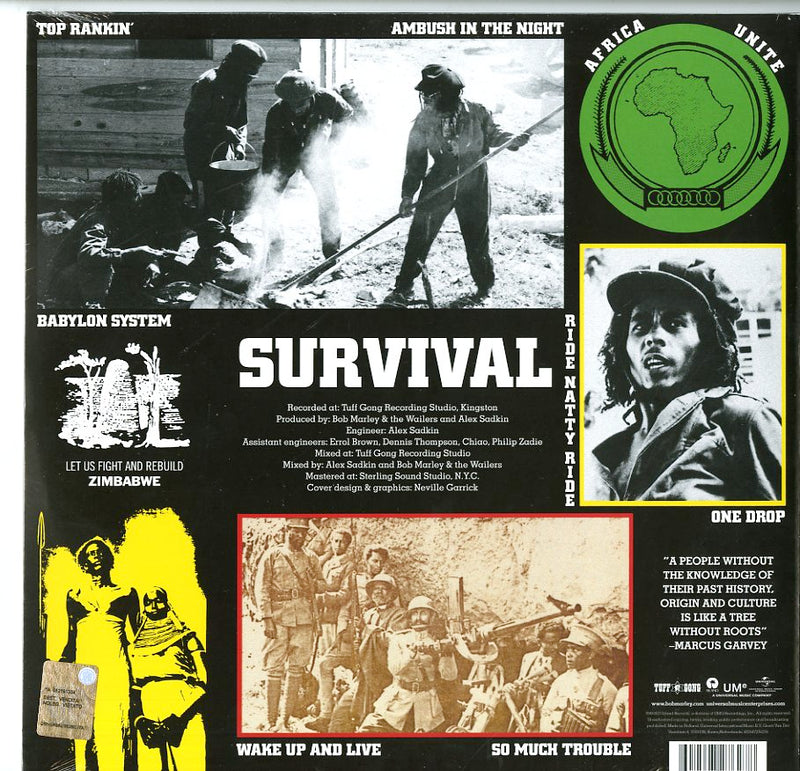 Marley Bob & The Wailers - Survival Lp 0602547276278