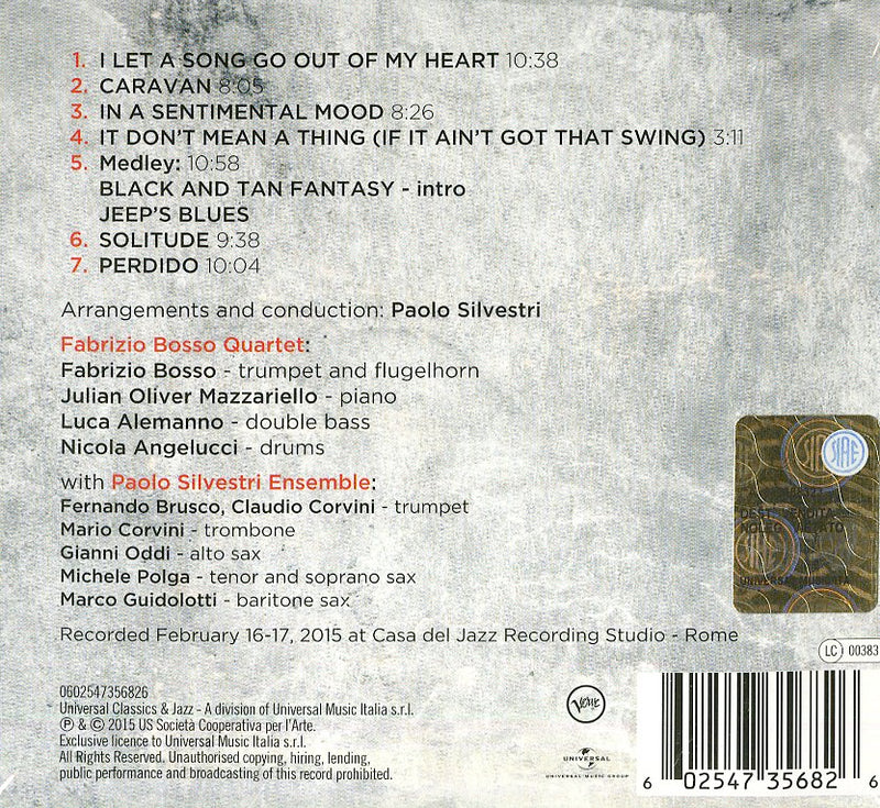 Bosso Fabrizio - Duke Cd 0602547356826