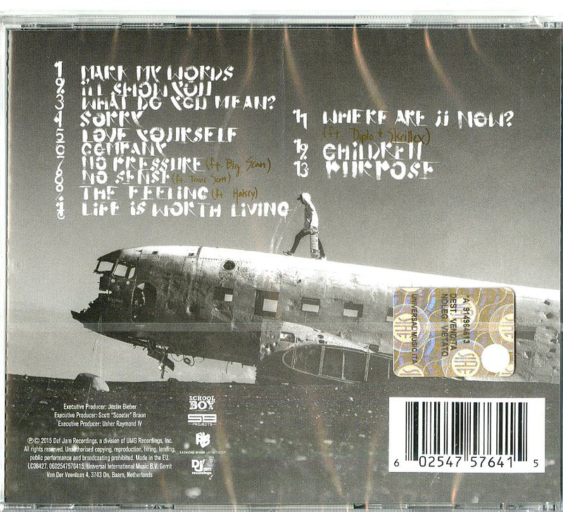 Bieber Justin - Purpose Cd 0602547576415