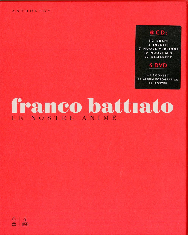 Battiato Franco - Anthology Le Nostre Anime (Box 6Cd+4Dvd) Cd 0602547594983