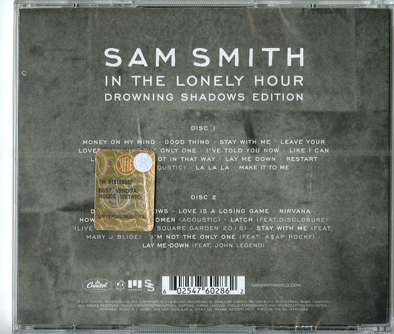 Smith Sam - In The Lonely Hour (Drowning Shadows Edt.) Cd 0602547602862