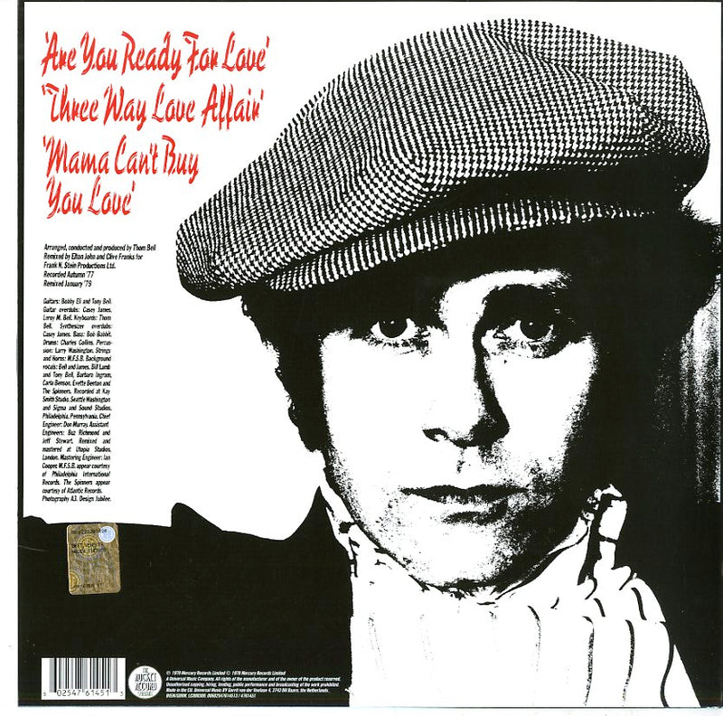 John Elton - The Thom Bell Session (12")(Rsd 2016) Vinile LP - Vinyl record 0602547614513