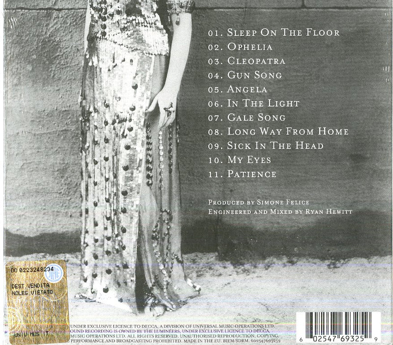 Lumineers The - Cleopatra Cd 0602547693259