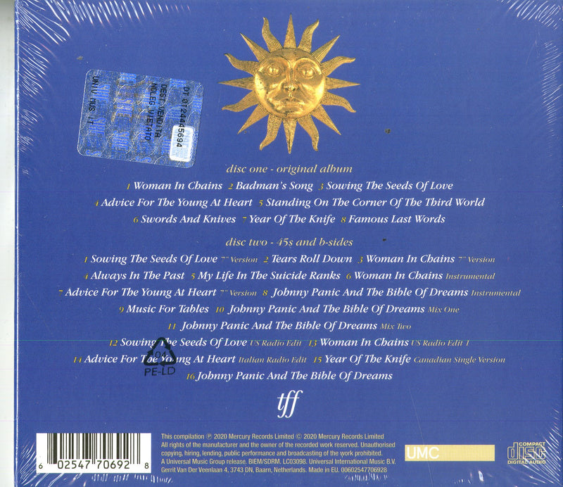 Tears For Fears - The Seeds Of Love (Deluxe Edt. Remaster) Cd 0602547706928