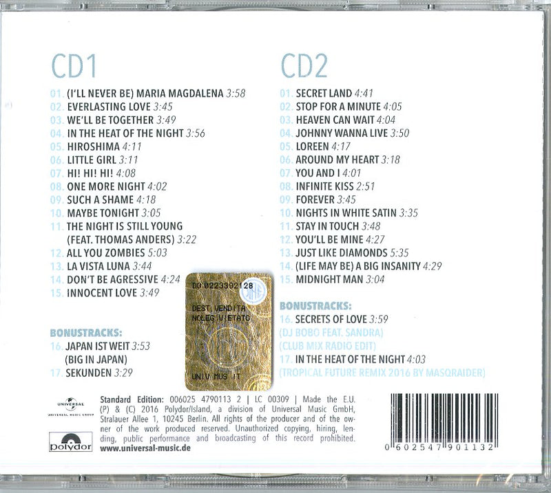 Sandra - The Very Best Cd 0602547901132