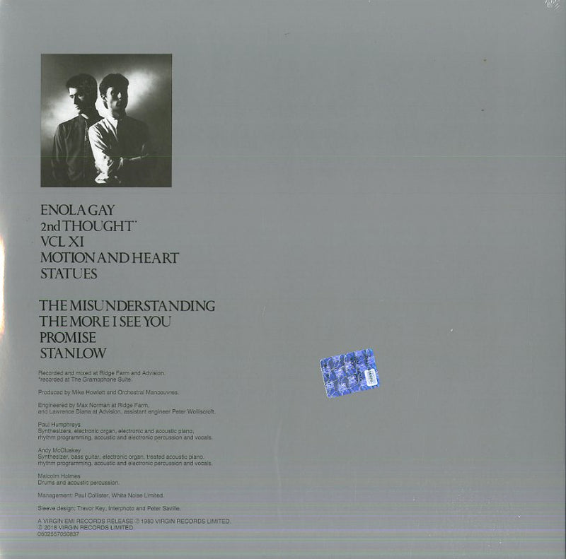 Omd( Orchestral Manoeuvres In Tha Dark) - Organisation (180 Gr.) Vinile LP - Vinyl record 0602557050837