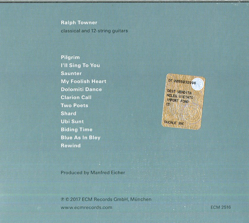 Towner Ralph - My Foolish Heart Cd 0602557145823