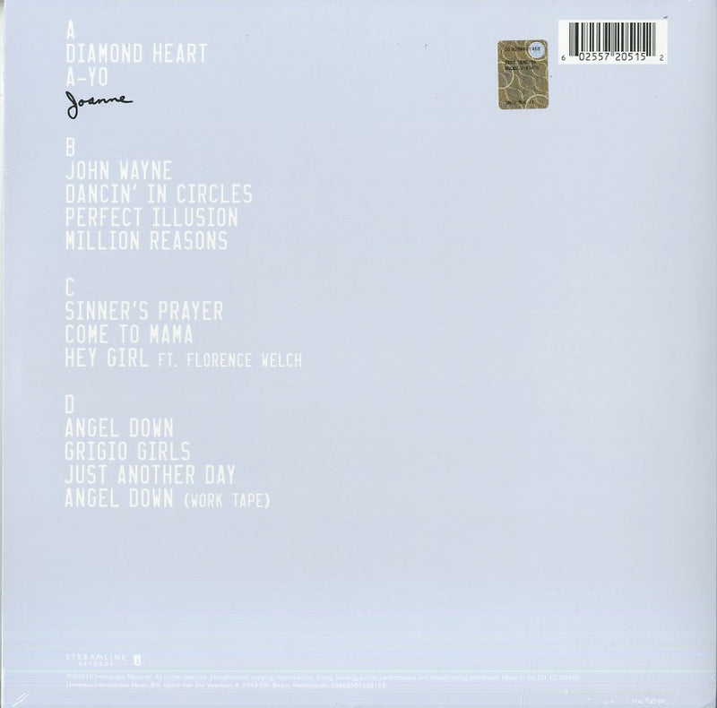 Lady Gaga - Joanne Lp 0602557205152