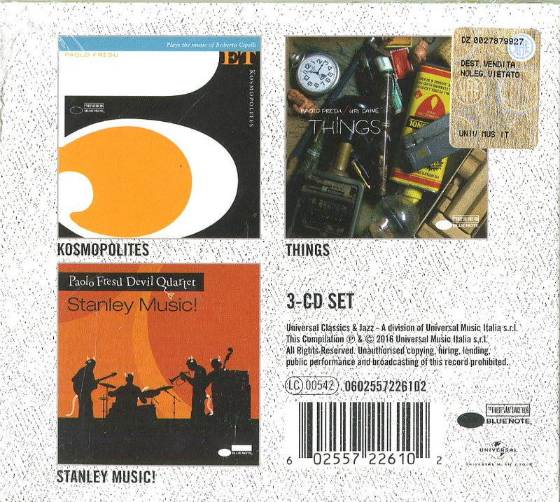 Fresu Paolo - 3 Essential Albums Cd 0602557226102