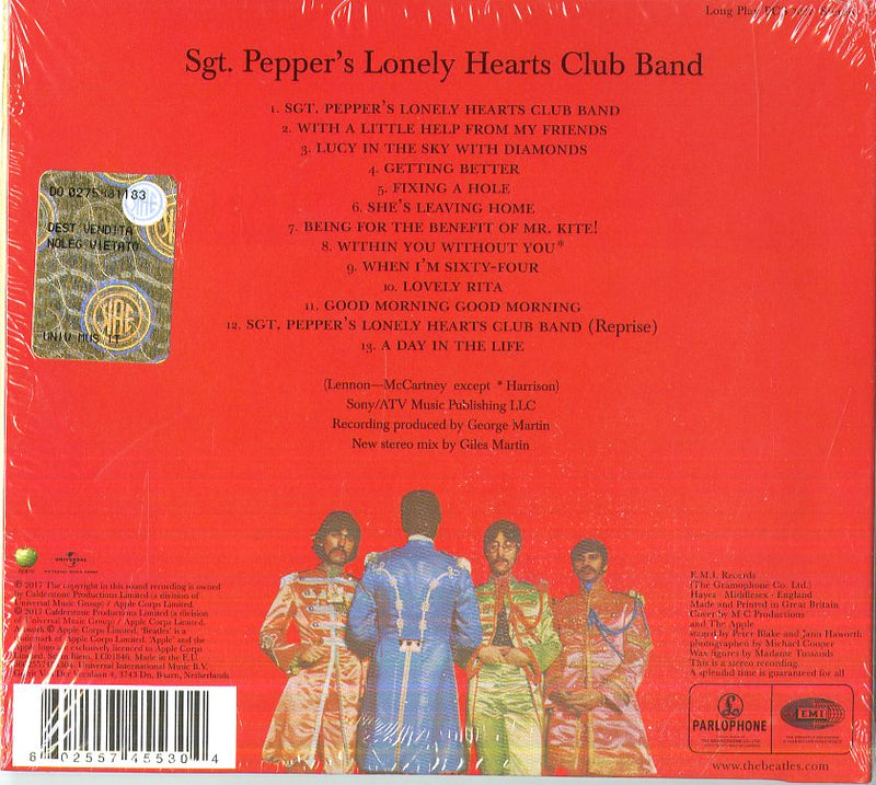 Beatles The - Sgt. Pepper'S Lonely Hearts Club Band (50Th Anniversary Edt.) Cd 0602557455304