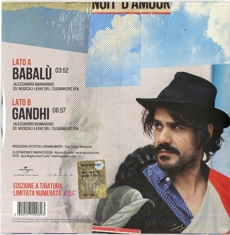 Mannarino - Babalu/Gandhi Rsd 2017 Lp 0602557490893