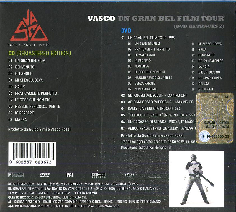 Rossi Vasco - Nessun Pericolo...Per Te (Spec.Edt.Cd+Dvd) CD 0602557623673