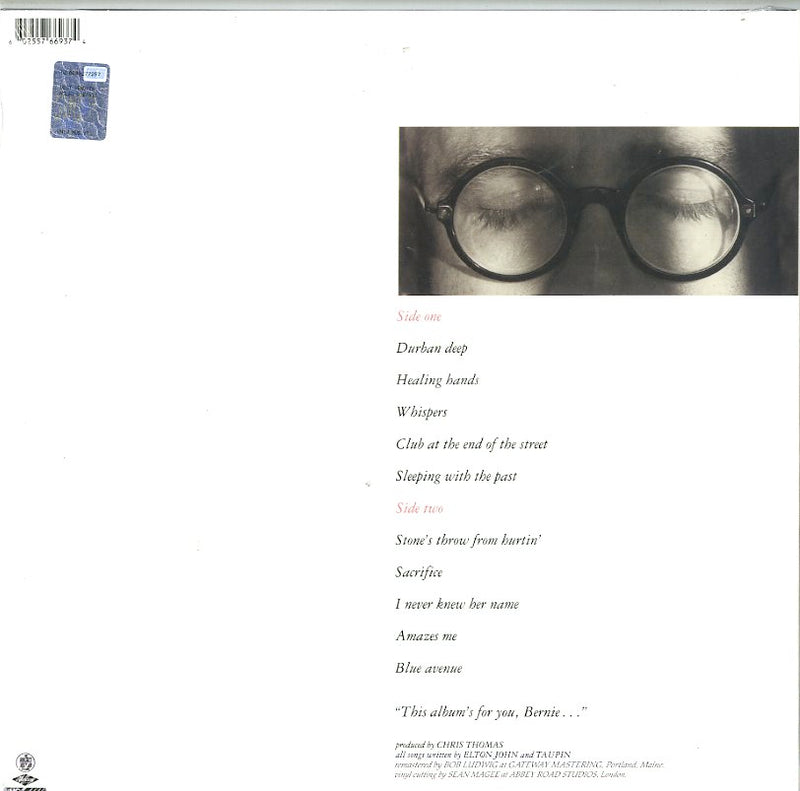 John Elton - Sleeping With The Past Lp 0602557669374