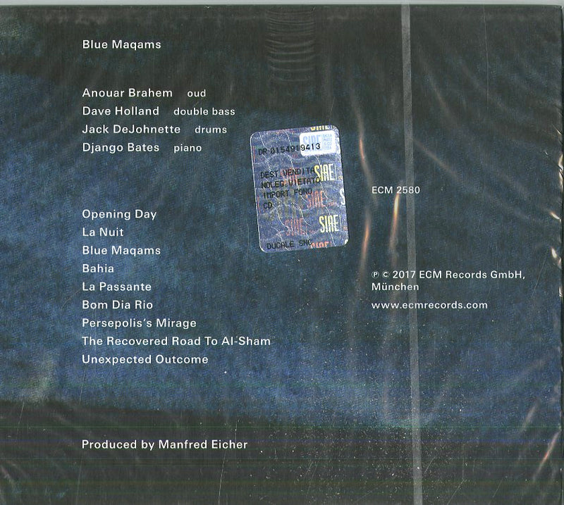 Brahem Anouar - Blue Maqams Cd 0602557672657