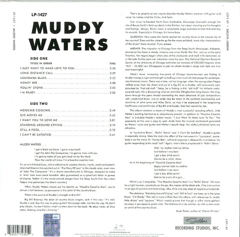 Waters Muddy - The Best Of Lp 0602557723250