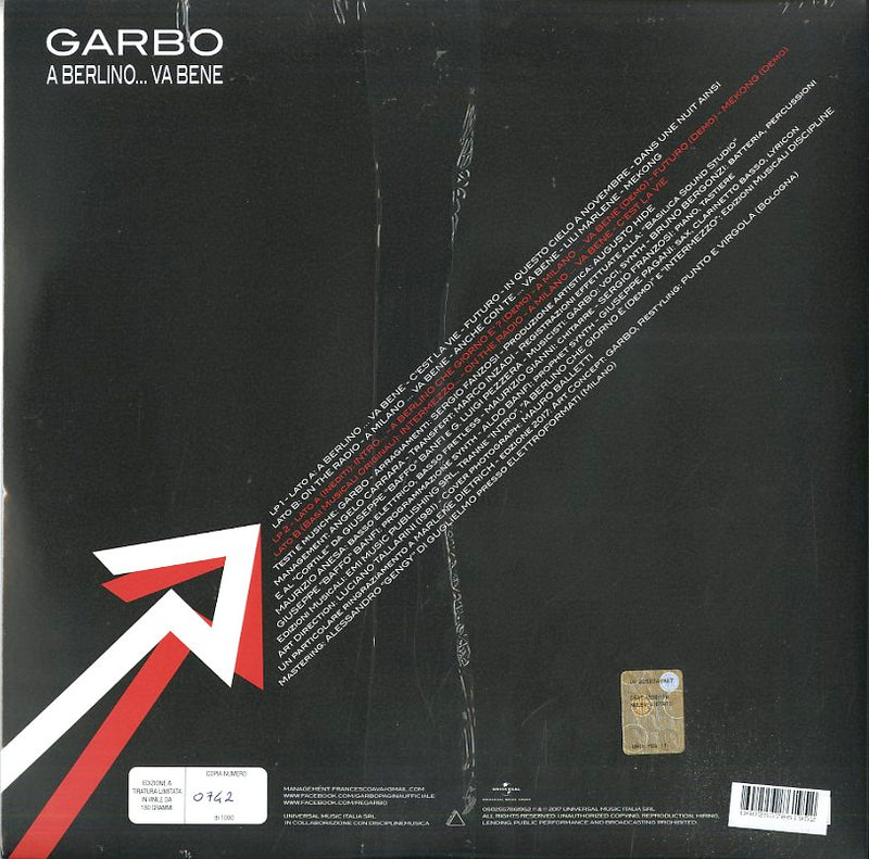 Garbo - A Berlino...Va Bene Lp 0602557861952