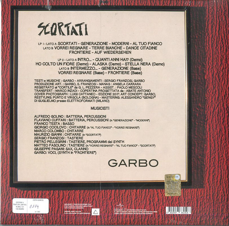 Garbo - Scortati Lp 0602557862508